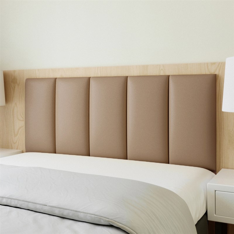 床头软包靠背榻榻米墙围贴墙皮面宾馆酒店挡板床上防撞垫软包自粘 - 图1