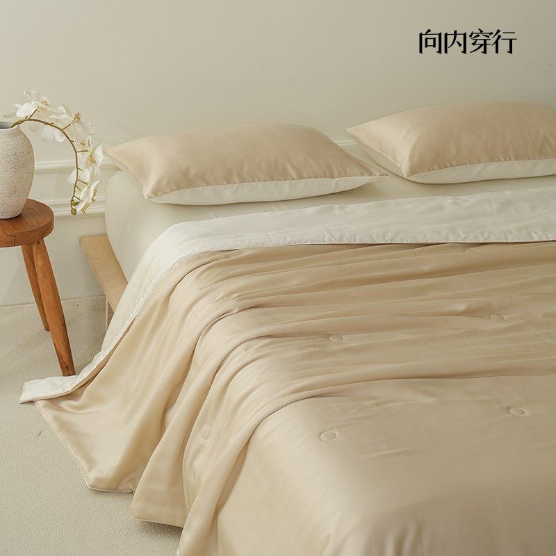 向内穿行60支天丝夏被四件套夏季双面莱赛尔大豆空调被子夏凉被芯,淘宝优惠券,粉丝福利购,淘宝优惠卷
