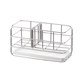Wall-mounted stainless steel kitchen sponge drain rack pool sink table storage rack small dishwashing cloth storage basket