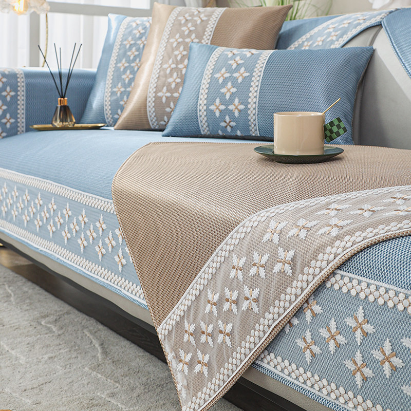 冰丝沙发垫夏季高档防滑坐垫夏天款简约现代凉席盖布全包沙发套罩,淘宝优惠券,粉丝福利购,淘宝优惠卷