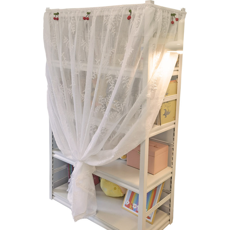 书架防尘带褶子黏贴式帘子幔头定制帘蕾丝半帘短门帘免打孔帘窗帘,淘宝优惠券,粉丝福利购,淘宝优惠卷