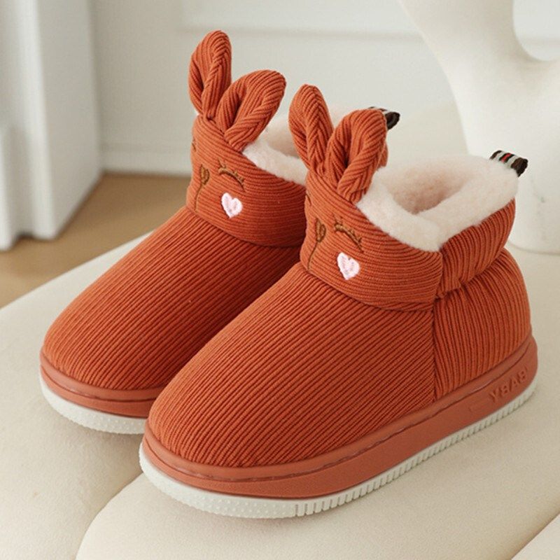 冬季儿童包跟棉拖鞋女童男童可爱大童防滑保暖加厚学生棉鞋居家鞋,淘宝优惠券,粉丝福利购,淘宝优惠卷