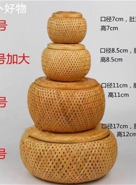 蝈蝈过冬笼蝈蝈笼子竹制精制蝈蝈笼子J竹编手工叫罐蛐蛐蟋蟀饲养