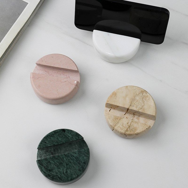 北欧简约风大理石桌面手机支架轻奢家居装饰摆件底座平板撑架礼物,淘宝优惠券,粉丝福利购,淘宝优惠卷