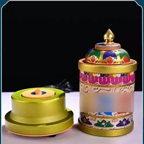 小多吉电动转动轮家用插电家用摆件转动桶藏式转动筒桌面轻奢摆件,淘宝优惠券,粉丝福利购,淘宝优惠卷