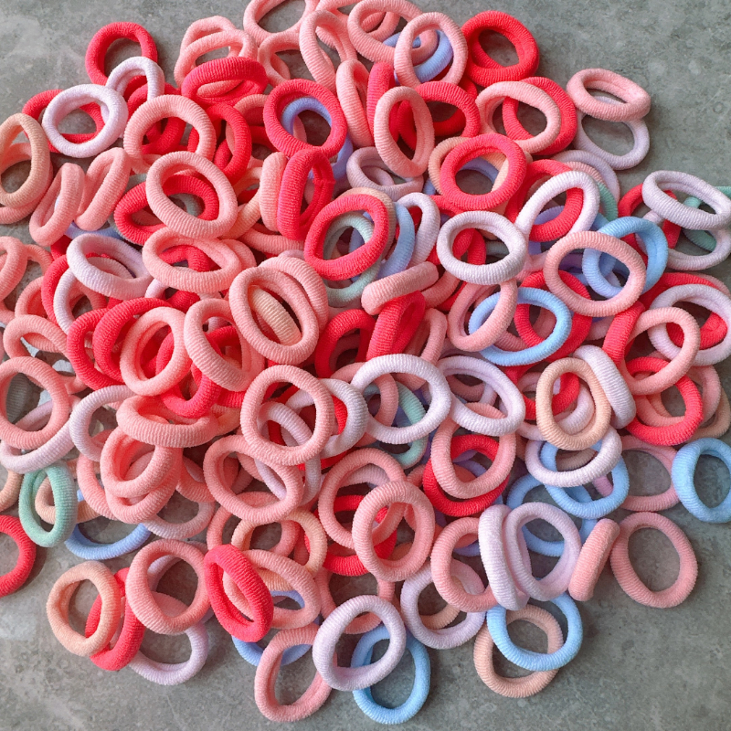 儿童发圈少女高弹力扎马尾橡皮筋编发不伤发宝宝头绳网红发绳皮套 - 图3