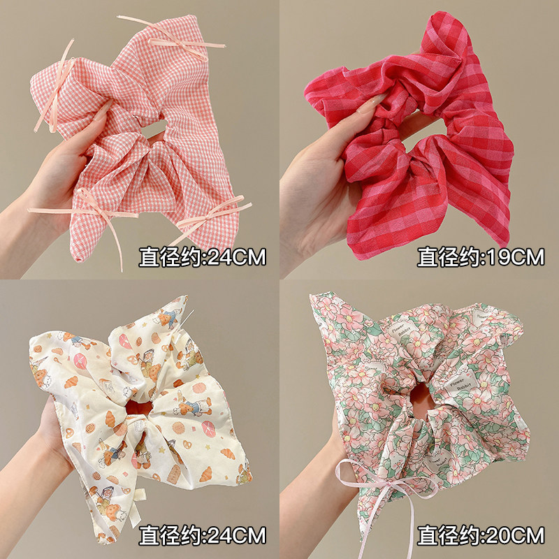 超大方巾大肠发圈女2026新款扎头发皮筋发绳高级感慵懒风头绳头饰,淘宝优惠券,粉丝福利购,淘宝优惠卷