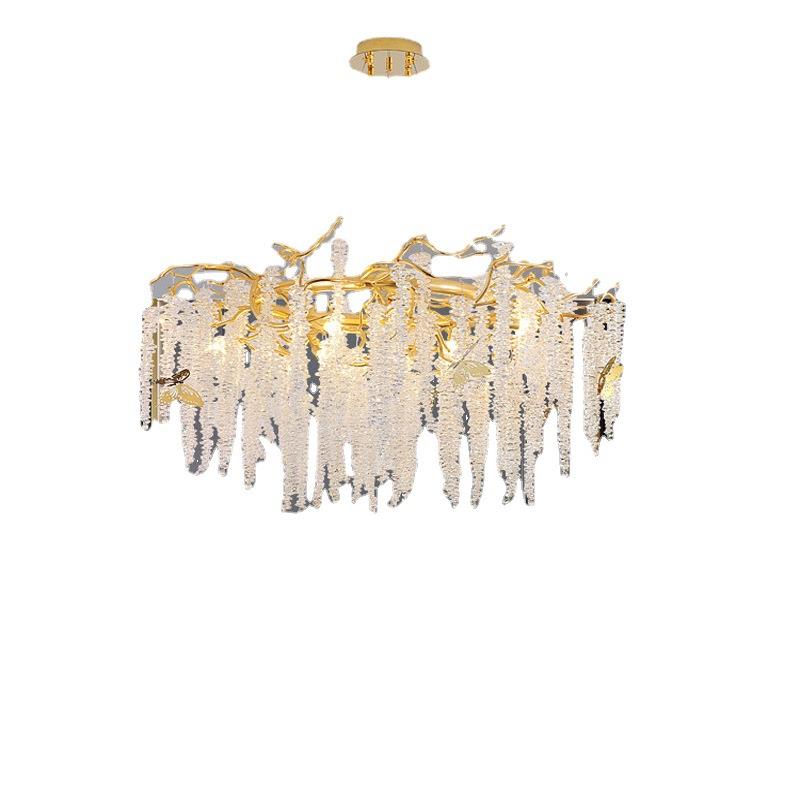 后现代轻奢客厅水晶吊灯设计师款轻奢树枝大气欧式法式水晶灯家用 - 图3