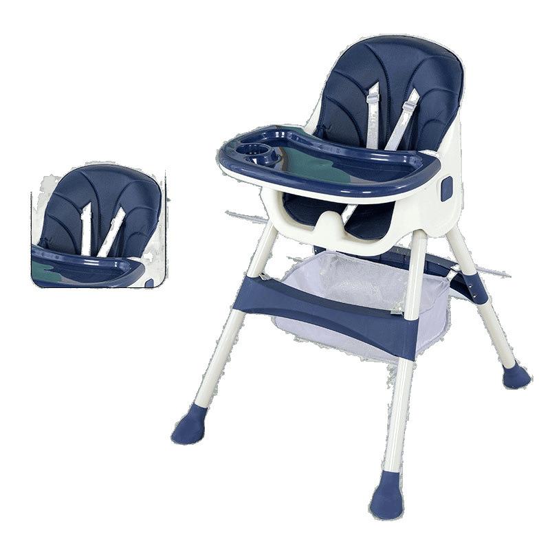 Household sit-down baby dining table and chair, baby dining chair cushion, anti-rollover and anti-fall adjustment, free shipping