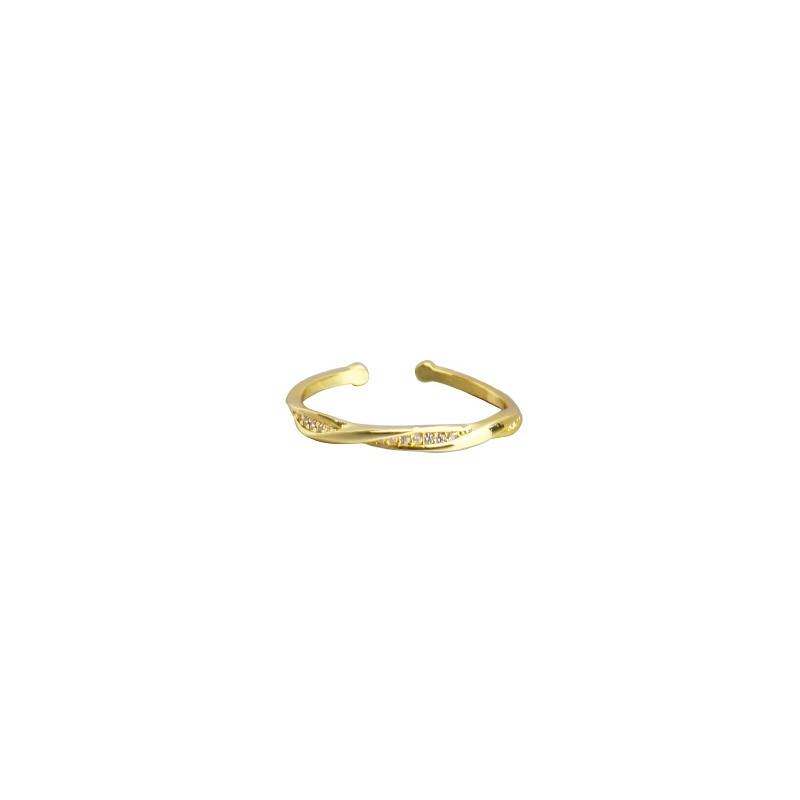 2023 new silver ring for women, simple ins, niche, cool, adjustable, fashionable and not easy to fall off