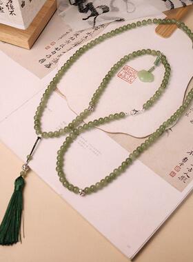 国风新中式斜挎链长款项链毛衣链汉服旗袍装饰项链春款小清新项链