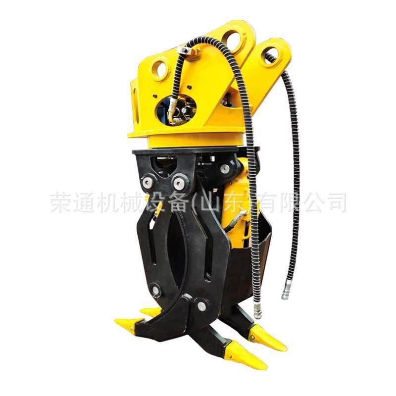 出口挖掘机抓木器工程用建筑工地夹木器多功能单双缸液压抓木机,淘宝优惠券,粉丝福利购,淘宝优惠卷