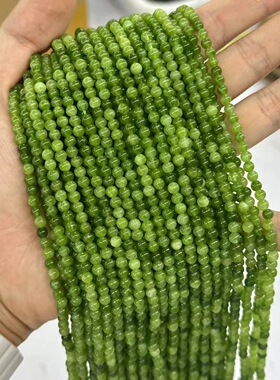 天然橄榄石玉髓散珠DIY手串配件