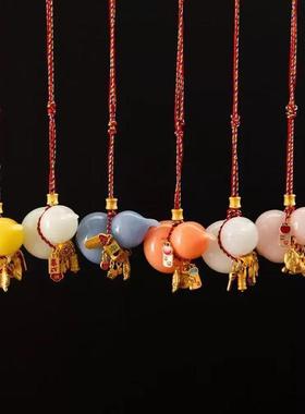 陶瓷璞玉瓷葫芦摆件招财挂