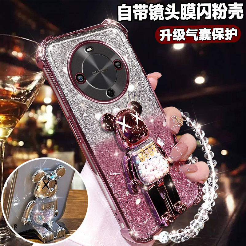 华为畅享70x活力版手机壳网红70x镜头全包BRE-AL80新款气囊70X保护壳畅亨7OX硅胶防摔软壳70X可爱闪粉70X超薄 - 图0