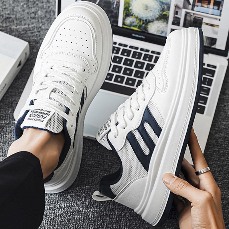 夏季新款大码男鞋45网面透气休闲小白鞋46男士板T鞋加大脚宽休闲,淘宝优惠券,粉丝福利购,淘宝优惠卷