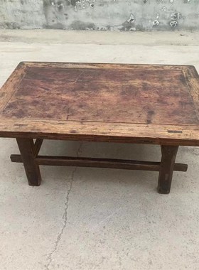 怀旧老物件老式榆木椅子农村小板凳旧家具复古民俗展览馆摆件道具