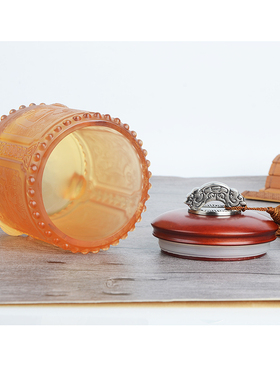 高档商务礼品定制送老师毕业礼物领导员工退休纪念品实用琉璃茶罐