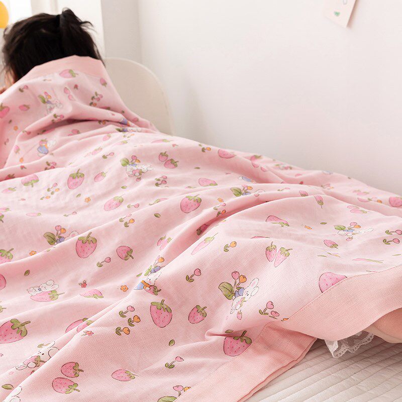 A类儿童幼c儿园婴儿全棉四层纱布夏被盖毯毛巾被薄空调夏凉被,淘宝优惠券,粉丝福利购,淘宝优惠卷