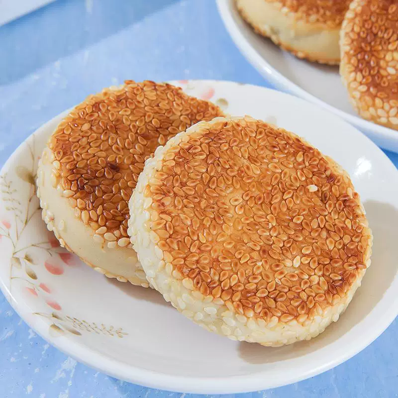 Подлинные старые красные бобы, макак, кунжутный пирог, сахаристый, традиционная выпечка и закуски для беременных женщин, повседневные закуски для людей