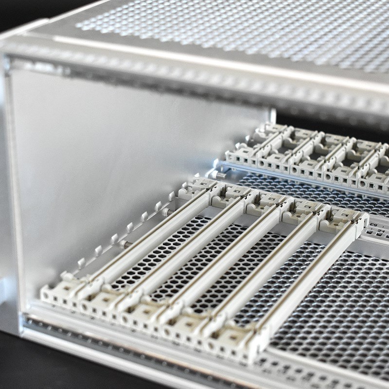 Standard 3U plug-in box aluminum alloy vertical plug-in box industrial control chassis communication electronics CPCI plug-in box sheet metal processing