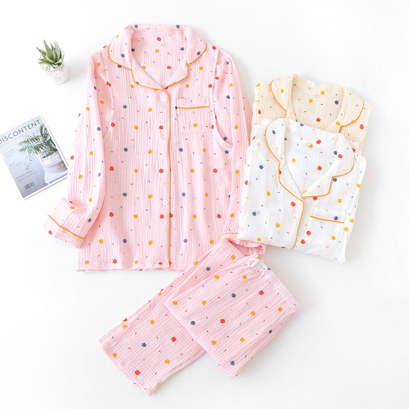 孕妇睡衣女春秋纯棉纱布月子服产后哺乳装全棉喂奶衣家居服套装薄,淘宝优惠券,粉丝福利购,淘宝优惠卷