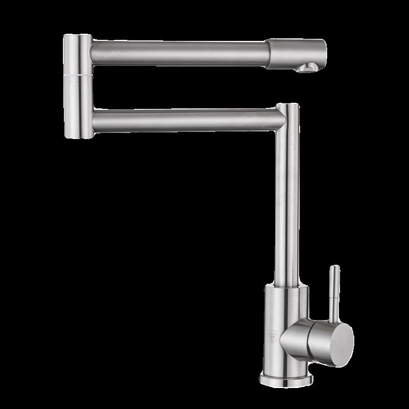 折叠冷热水龙头厨房洗菜盆水槽可旋转304不锈钢转动伸缩加长龙头,淘宝优惠券,粉丝福利购,淘宝优惠卷