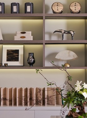 中式非遗绒花diy材p料收纳盒储物盒首饰盒软装工艺品摆件柜体陈列