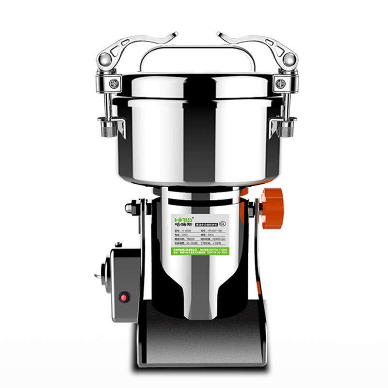 哈瑞斯800克不锈钢中药粉碎机安全保护断电开关中药材三七打粉机,淘宝优惠券,粉丝福利购,淘宝优惠卷