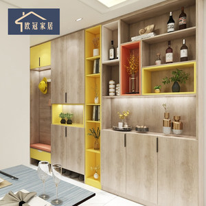 实木夹板兔宝宝板衣帽间制柜子全屋推拉门家具衣橱柜