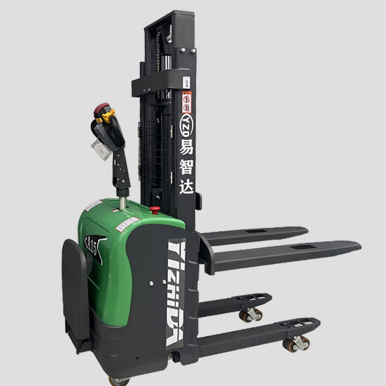 全电动堆高车1.5吨双提升支撑腿可升高站驾式堆垛车爬坡小型叉车,淘宝优惠券,粉丝福利购,淘宝优惠卷