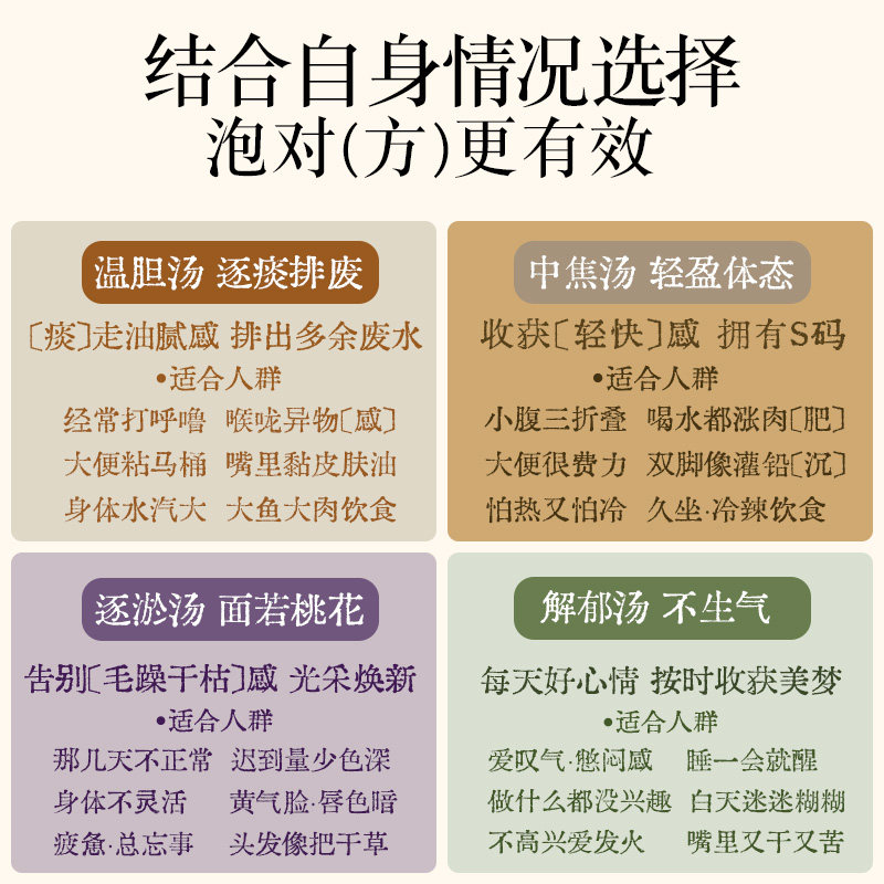 【U先试用】解郁汤中焦汤泡脚包温胆汤足浴液12味足浴包免煮速溶,淘宝优惠券,粉丝福利购,淘宝优惠卷