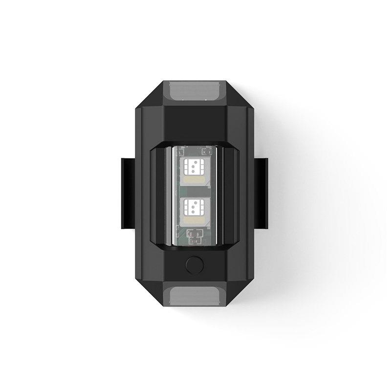 Motorcycle electric vehicle helmet strobe light auxiliary indicator light modified tail light riding LED aircraft light warning light