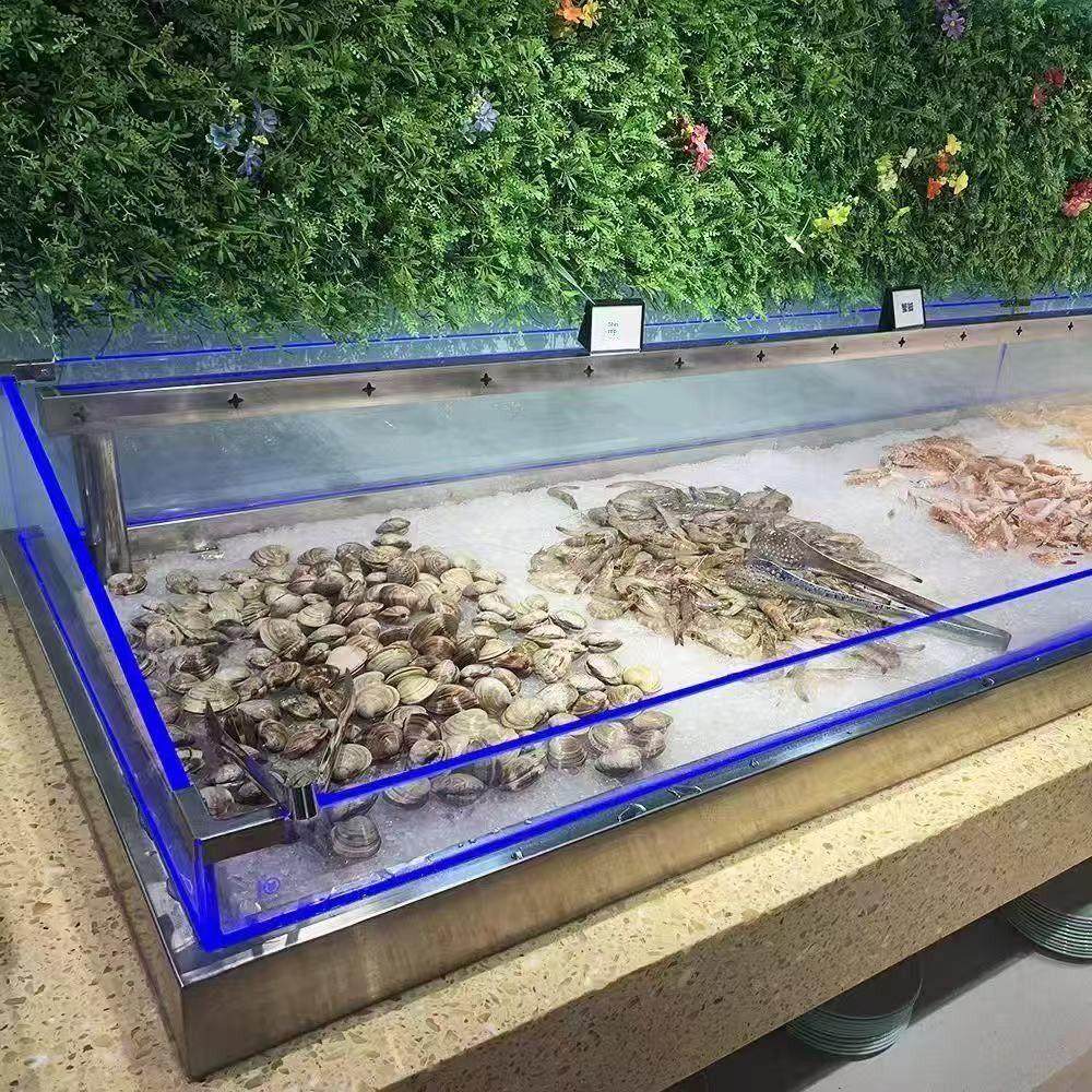 定制展示柜海鲜冰台商用火锅菜品保鲜台式冷藏喷雾酒店三轮车摆摊,淘宝优惠券,粉丝福利购,淘宝优惠卷