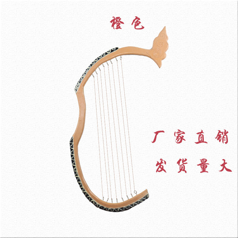 古装cos箜篌晚音凤头篌竖琴乐器道具风摄影游戏影视舞蹈唐宫夜宴 - 图1