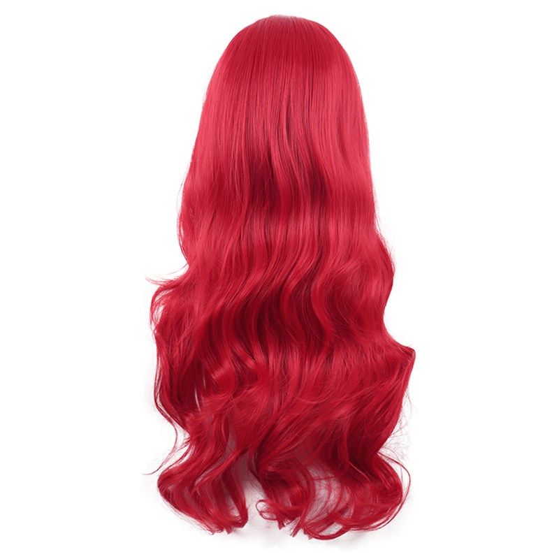 潼漫 cos假发女长发动漫高温丝边分刘海Lolita长卷发亮红色全头套,淘宝优惠券,粉丝福利购,淘宝优惠卷
