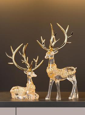 大鹏展翅飞鹰摆件高档办公室柜装饰品客厅酒柜电视柜摆设现代简约