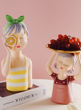 入户玄关放钥匙收纳摆件女孩托盘客厅创意现代桌面装饰品结婚礼物