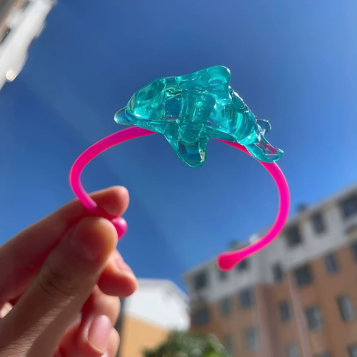 健达奇趣蛋小海豚手环海洋系列美人鱼手链梦幻感首饰童年回忆玩具 - 图0