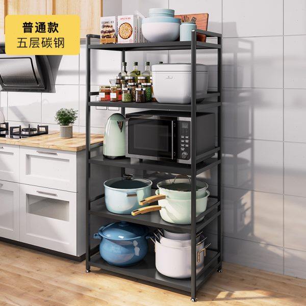 厨房置物架落地多层带抽屉微波炉烤箱架多功能储物收纳架分层货架,淘宝优惠券,粉丝福利购,淘宝优惠卷