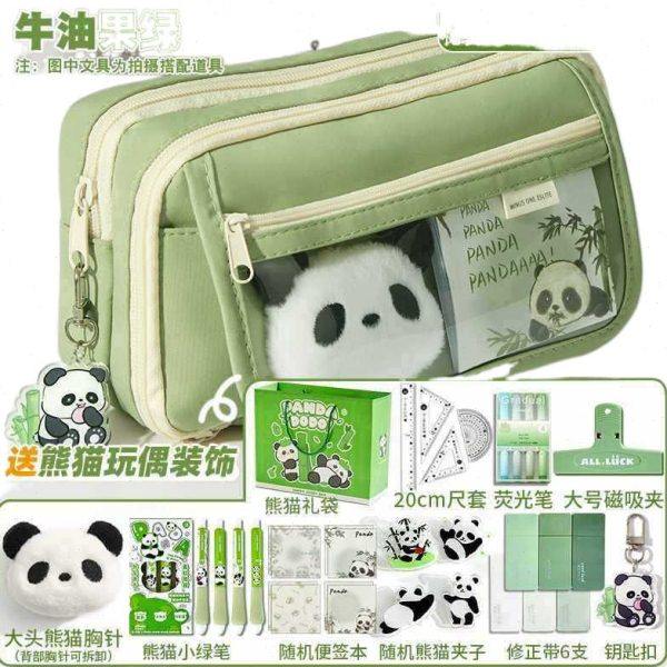 新款2024初中痛包女生颜值版文具盒三年二班感孩铅笔盒文具袋,淘宝优惠券,粉丝福利购,淘宝优惠卷