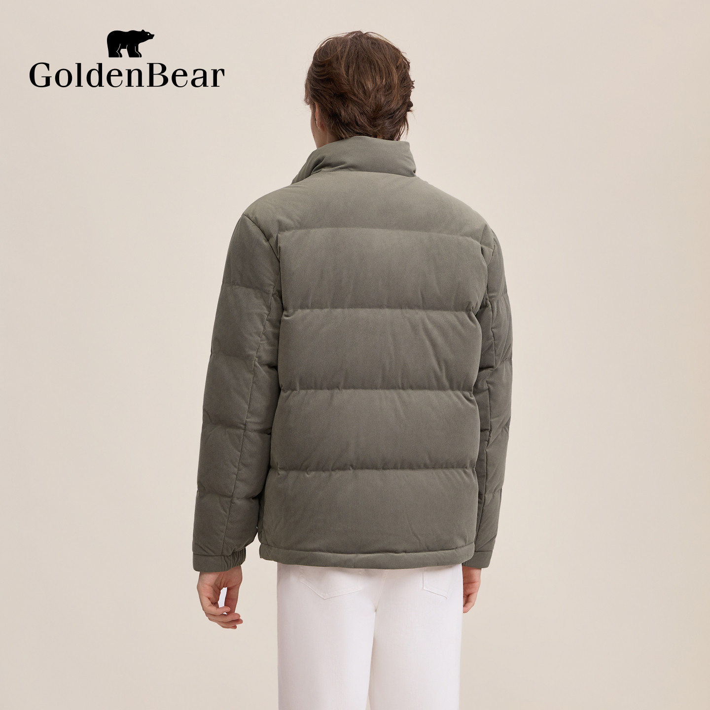 【90鸭绒】GOLDEN BEAR/金熊 冬季新款男装上衣玉米绒立领羽绒服,淘宝优惠券,粉丝福利购,淘宝优惠卷