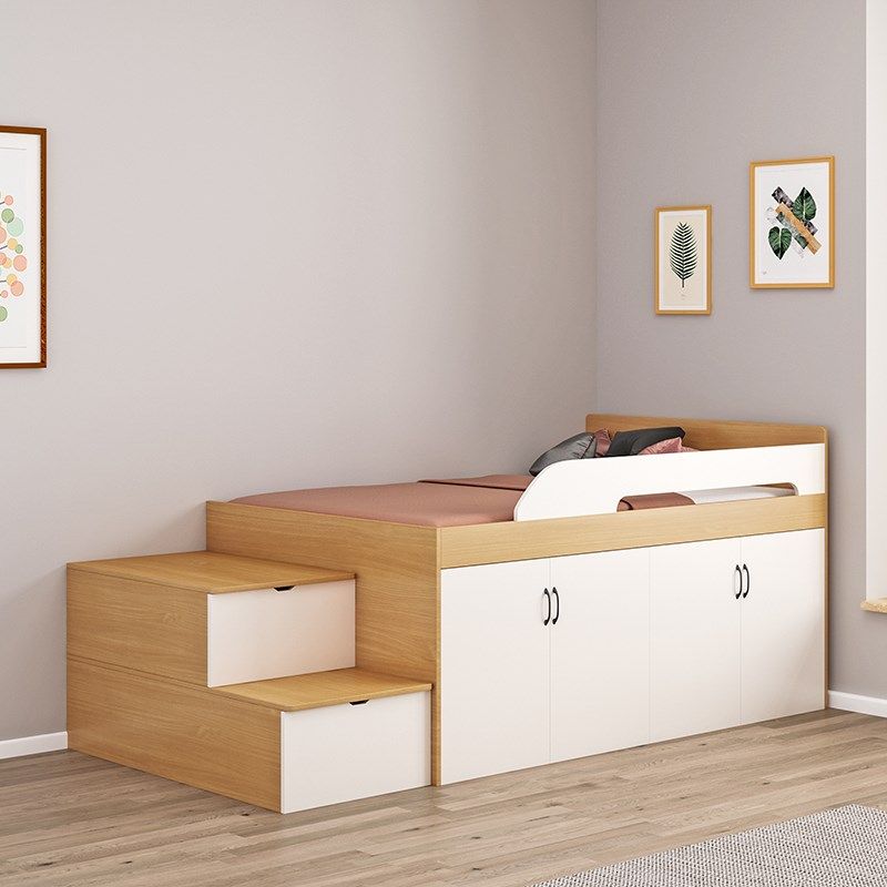 定制卧室小户型儿童半高r床多功能储物榻榻米床衣柜书桌一体省空,淘宝优惠券,粉丝福利购,淘宝优惠卷