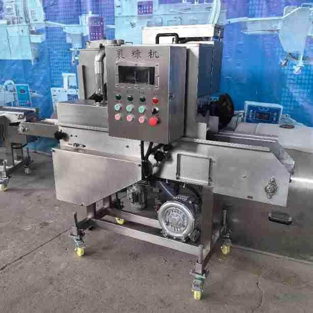 鸡腿洋葱卷上糠裹糠机全自动鸡肉排鸡柳上糠机鳕鱼排鳕鱼饼裹糠机,淘宝优惠券,粉丝福利购,淘宝优惠卷