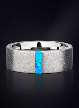 日韩男士戒指时尚韩版个性指环霸气F单身潮男戒子饰品免费刻字