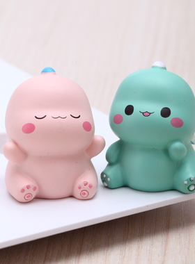 电脑装饰趴趴摆件桌面房间迷你小恐龙精致可爱少女心幸福感小物件