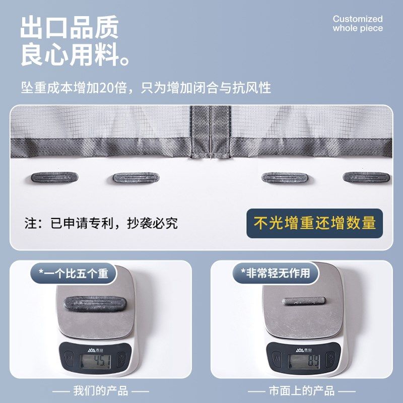 2024年新款防蚊门帘全磁条强力夏季纱窗魔术贴家用金刚网纱门纱帘,淘宝优惠券,粉丝福利购,淘宝优惠卷