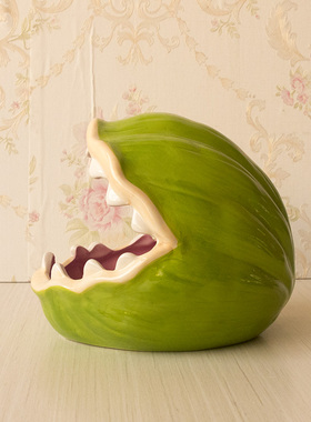 圣诞万节圣节活动气氛装饰品家居可爱奇趣客厅钥匙收纳陶瓷摆件