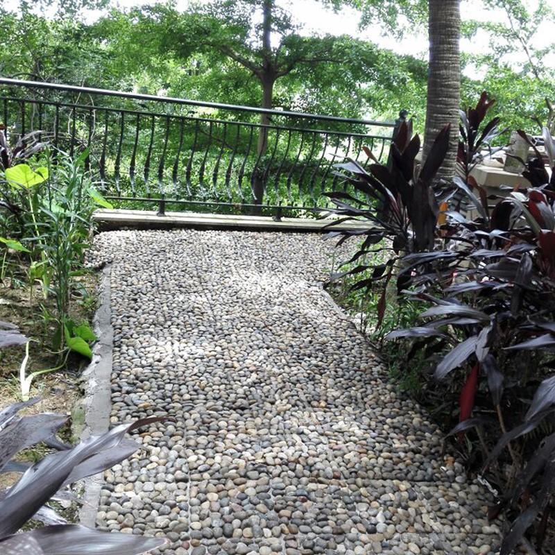 天然雨花石鹅卵石贴石头马赛克天然雨花石铺路家装工程石子建筑 - 图1