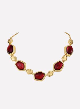 【瞿颖同款】RC Retro Chic意大利复古时尚首饰 红丝绒项链高级